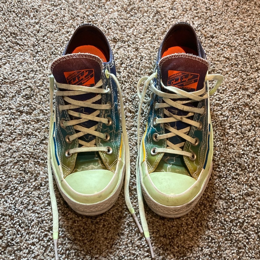 Converse Women’s Rainbow Lightning Strike Sneakers